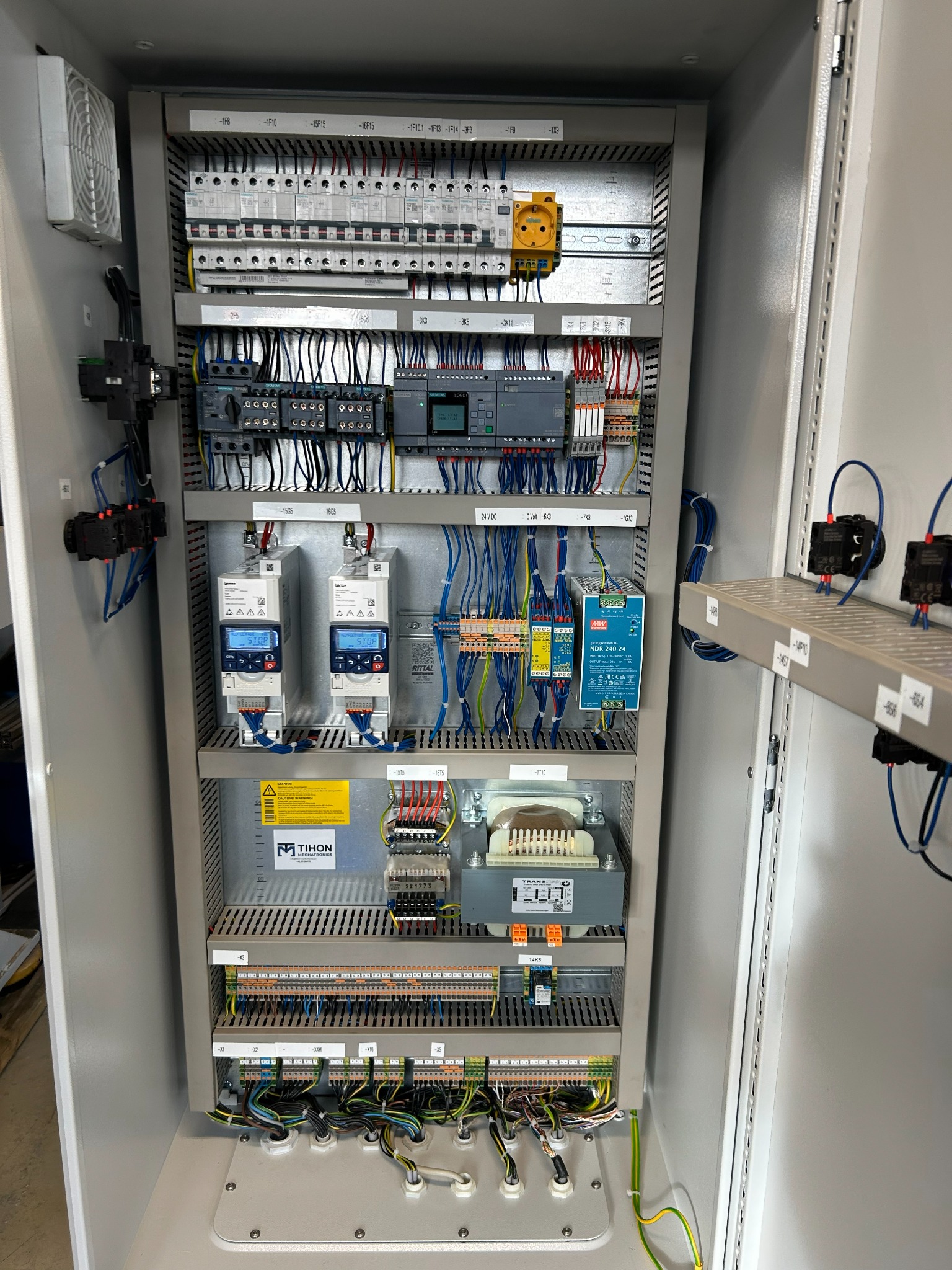 Schaltschrank nach der Modernisierung